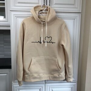Unbranded women’s heartbeat hoodie